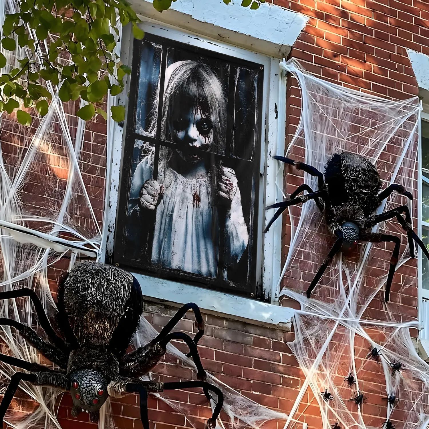 Decoración de ventanas para Halloween - Oferta en Amazon