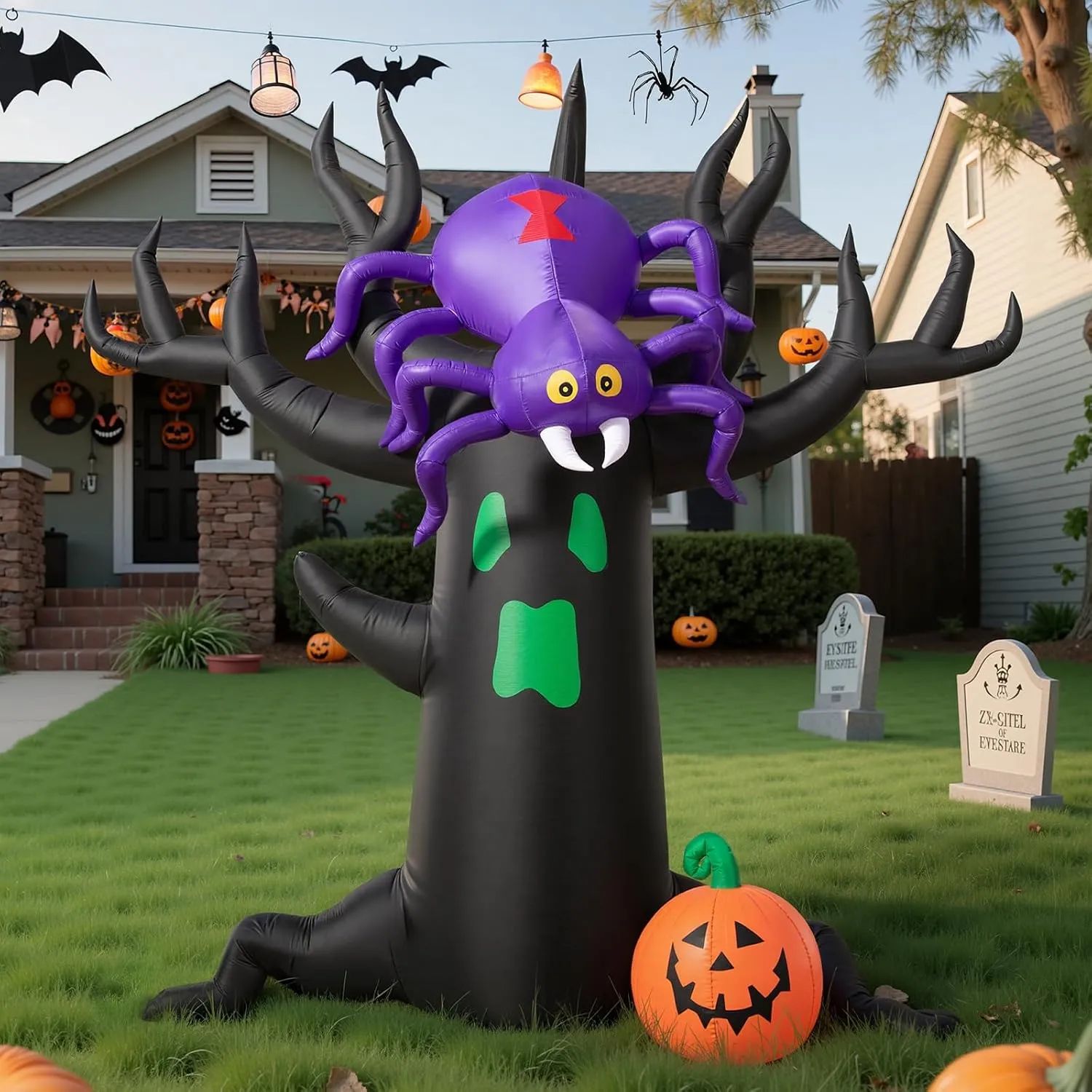 Ãrbol hinchable Halloween - Oferta en Amazon