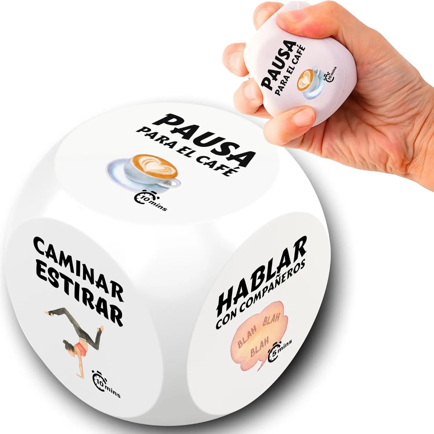 Cubo Antiestrés de Oficina - Dado de la Productividad - Oferta en Amazon