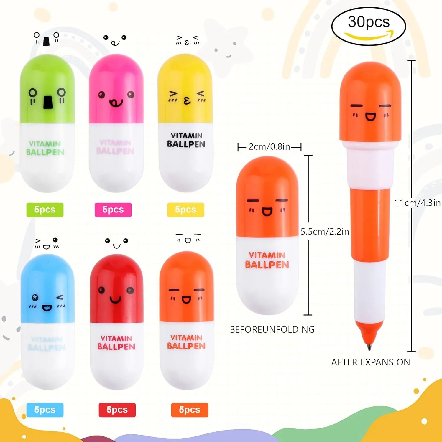 Bolígrafos mini - Oferta en Amazon
