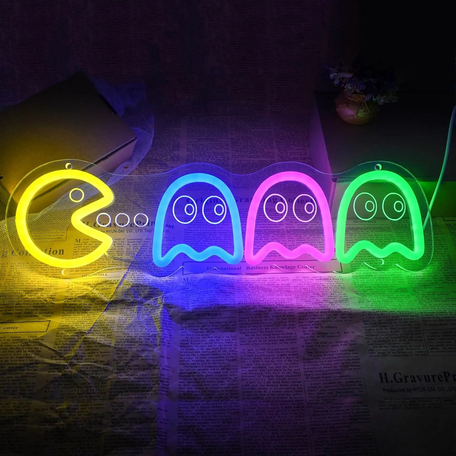 Letrero Neón Pacman - Oferta en Amazon