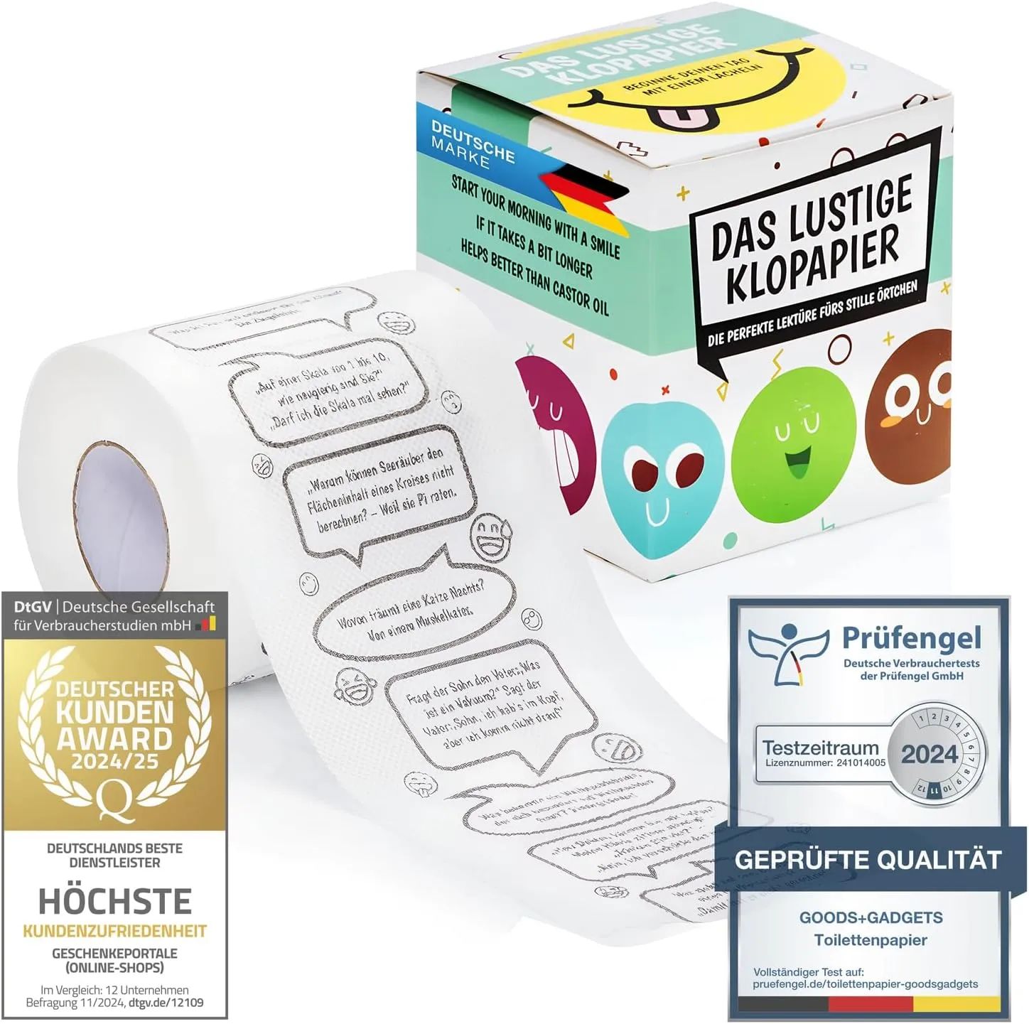 Papel higiénico con chistes - Oferta en Amazon