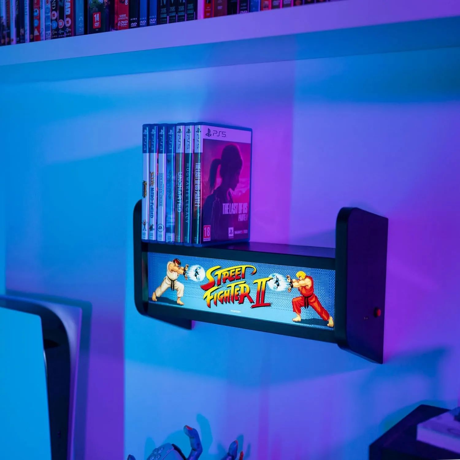 Soporte de videojuegos Street Fighter - Oferta en Amazon