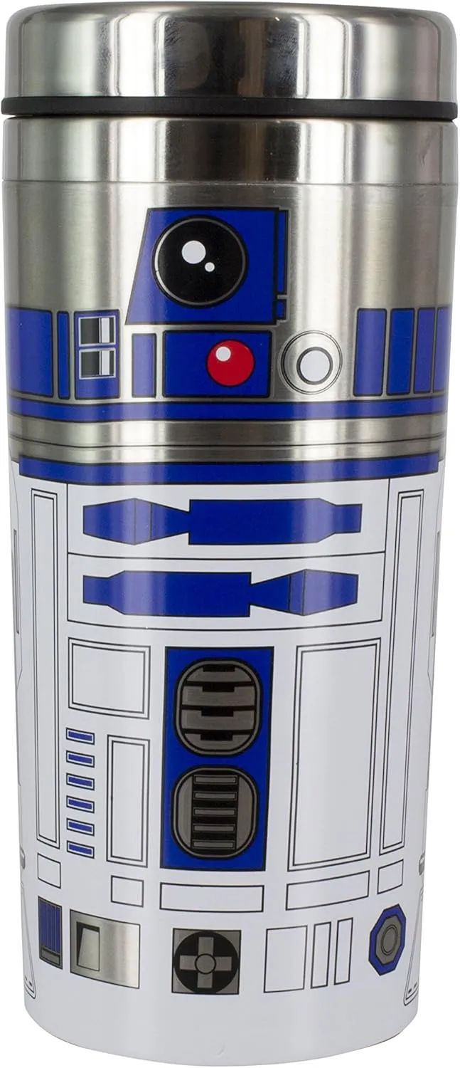 Taza de Viaje R2D2 Star Wars - Sin C3PO Dando el Tostón - Oferta en Amazon