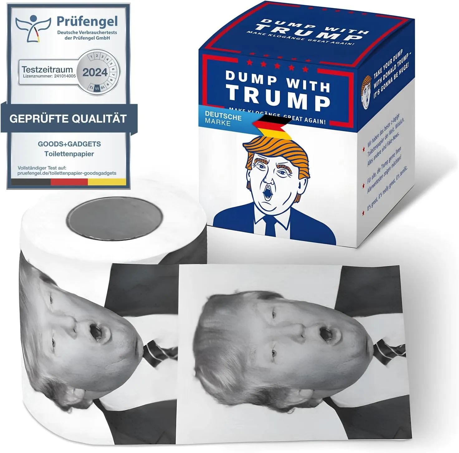 Papel Higiénico con la Cara de Trump - Oferta en Amazon