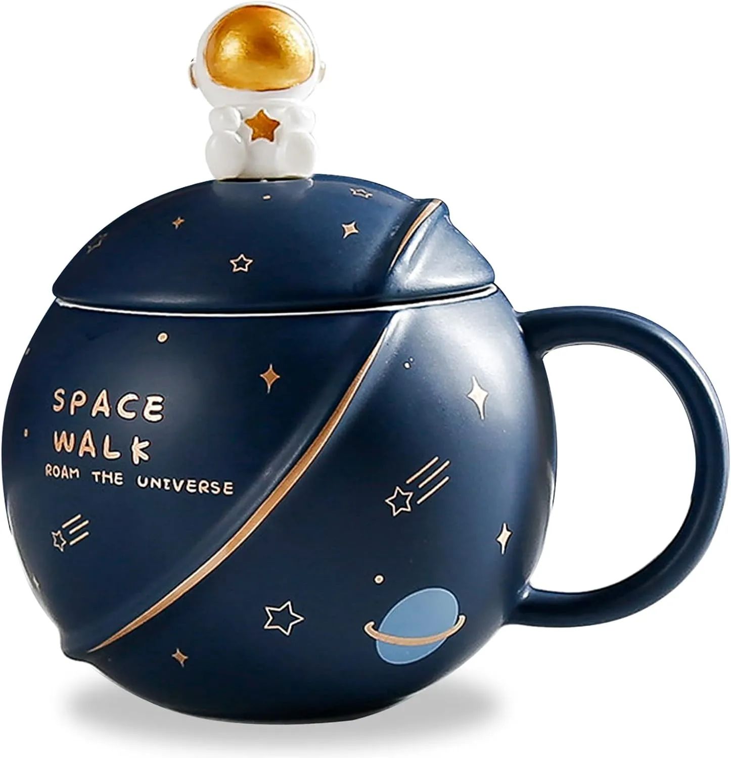 Tetera Espacial de Cerámica con Astronauta - Diseño Kawaii 400ml - Oferta en Amazon